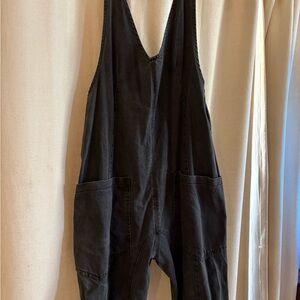 Free People Black Jumpsuit